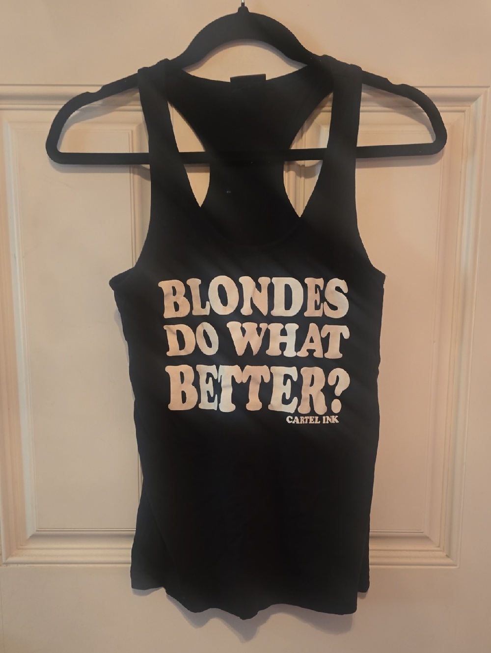 Black Racerback Graphic Tank Top - Cartel Ink